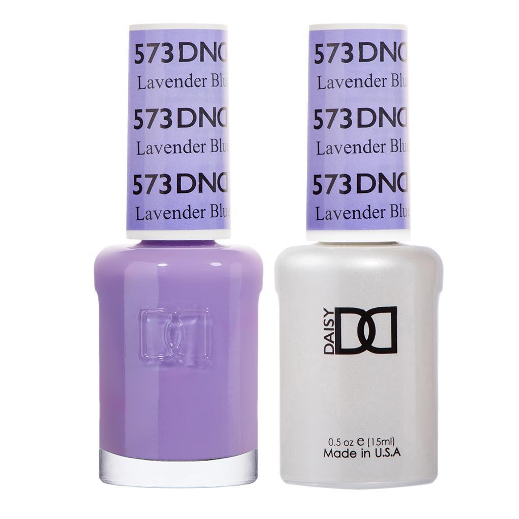 DND Gel Nail Polish Duo - 573 Purple Colors - Lavender Blue