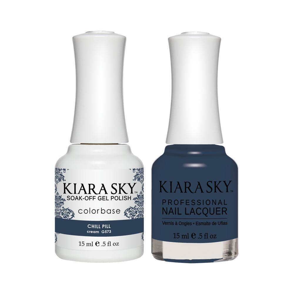 Kiara Sky 573 Chill Pill - Gel Polish & Lacquer Combo