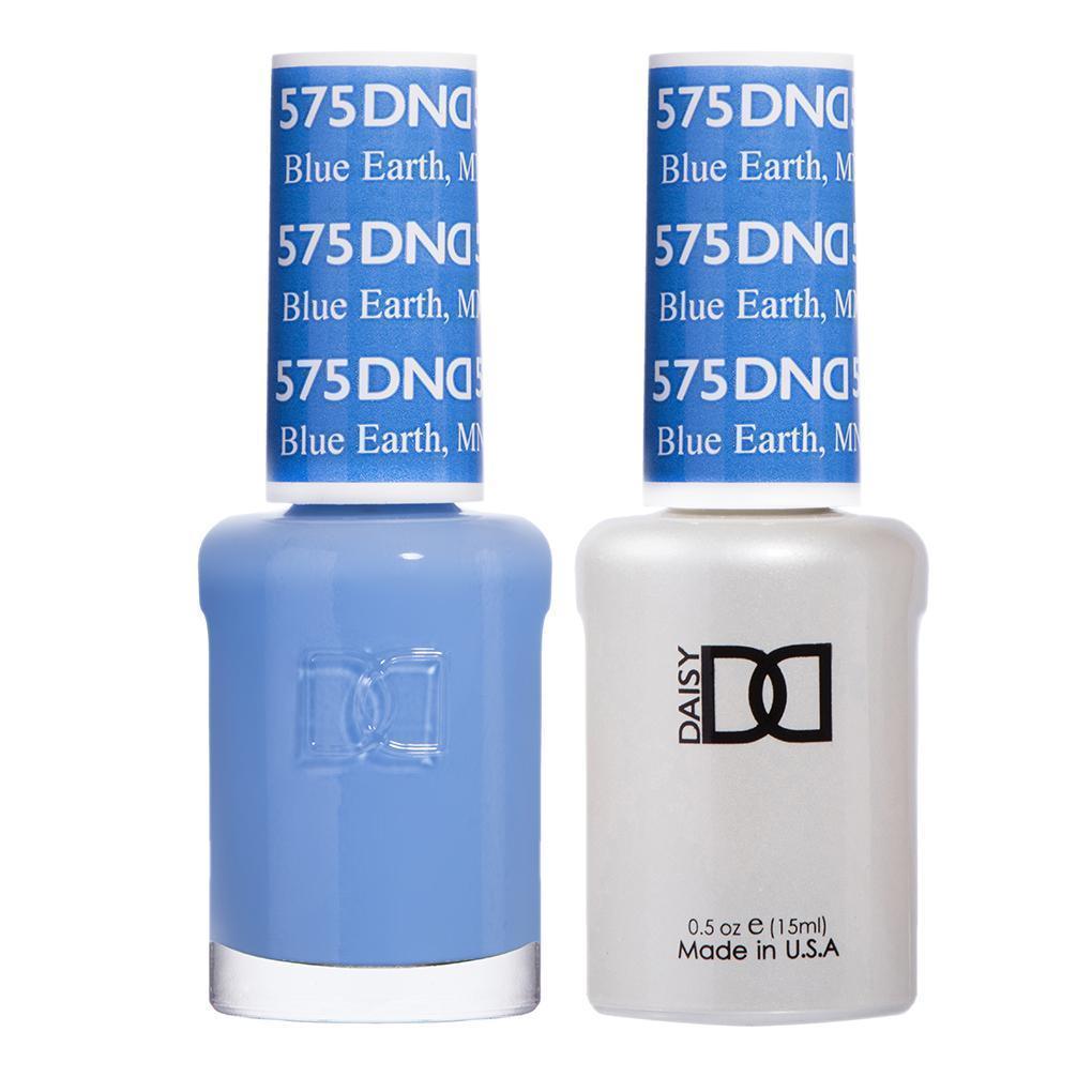 DND Gel Nail Polish Duo - 575 Blue Colors - Blue Earth