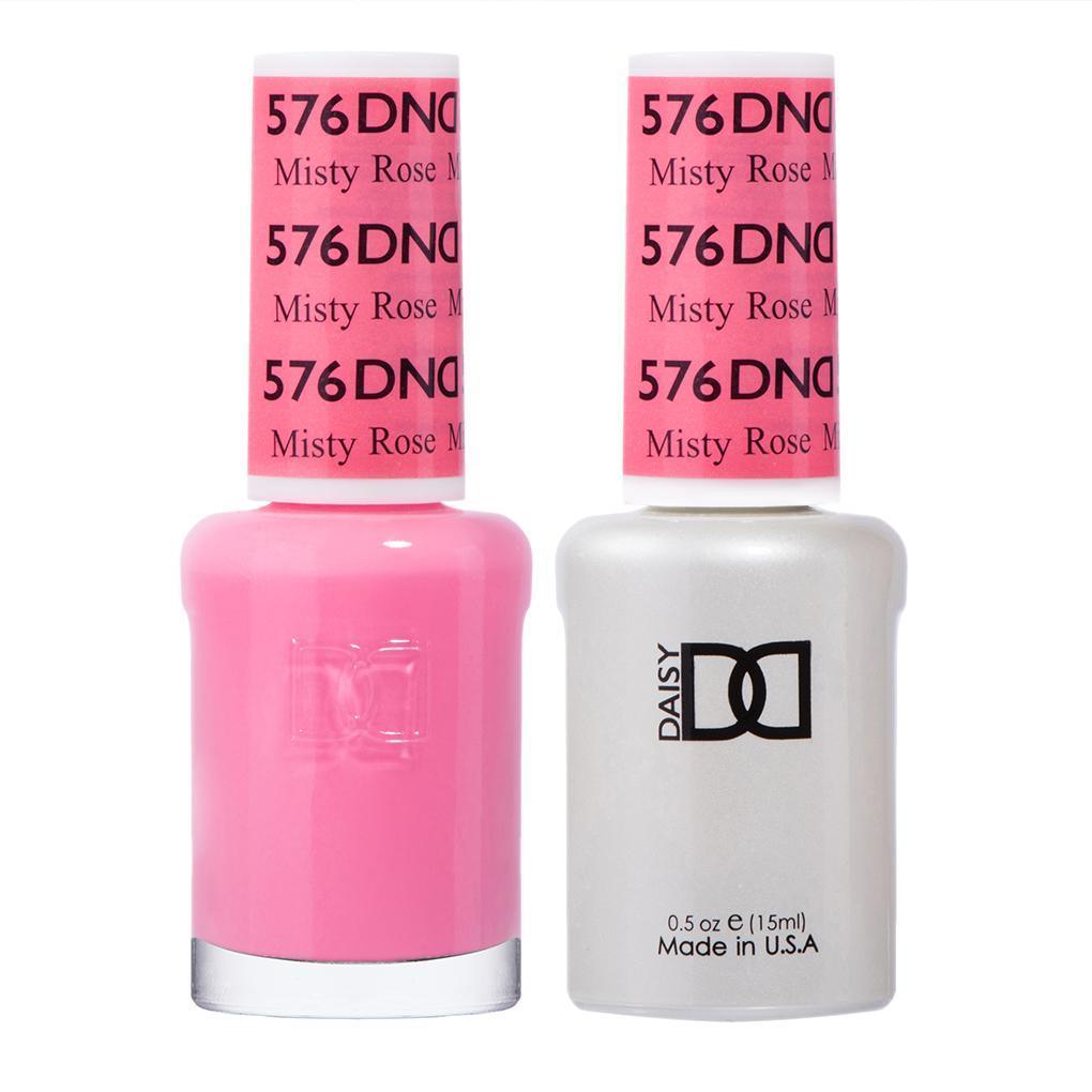 DND Gel Nail Polish Duo - 576 Pink Colors - Misty Rose