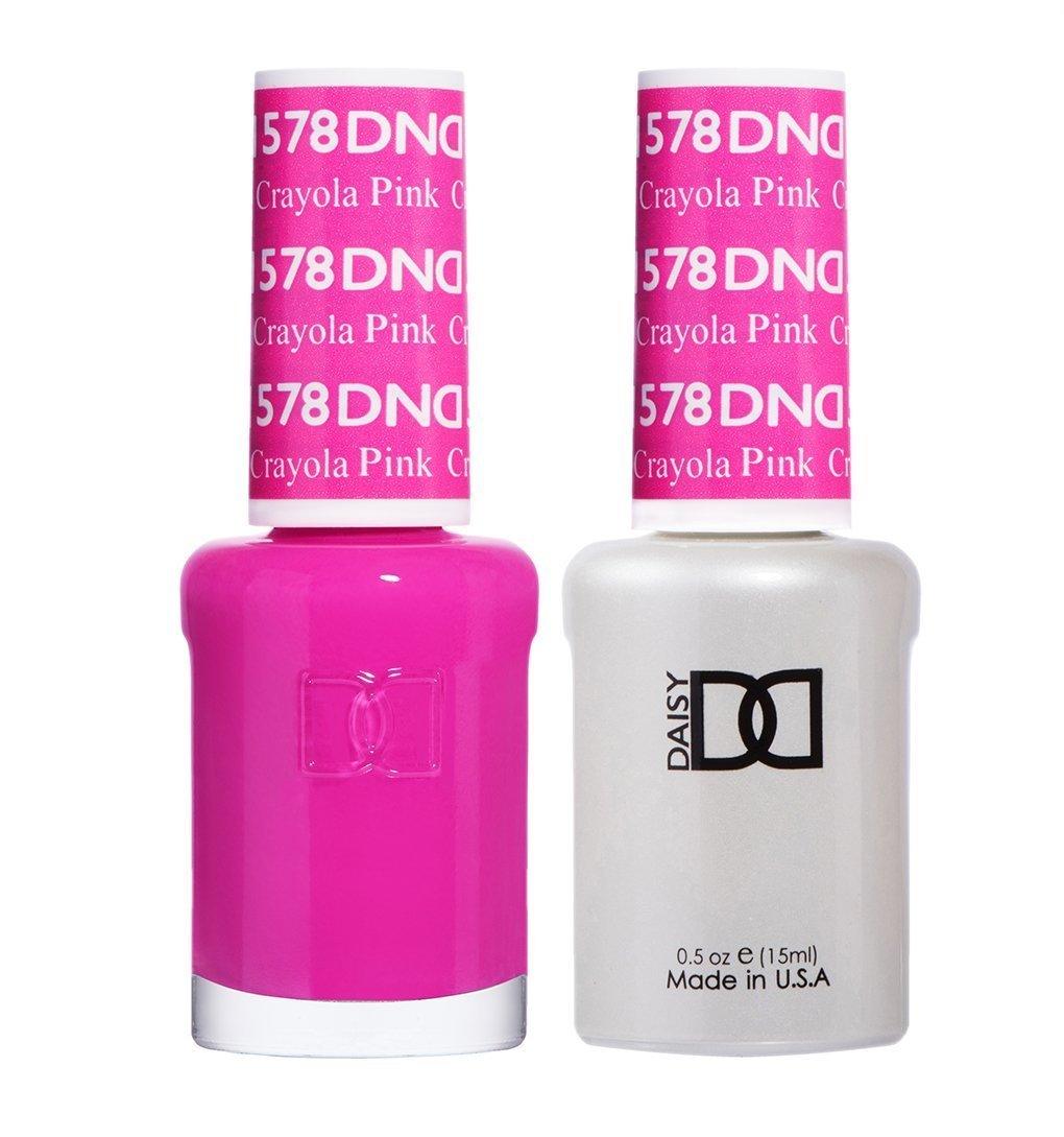 DND Gel Nail Polish Duo - 578 Pink Colors - Crayola Pink