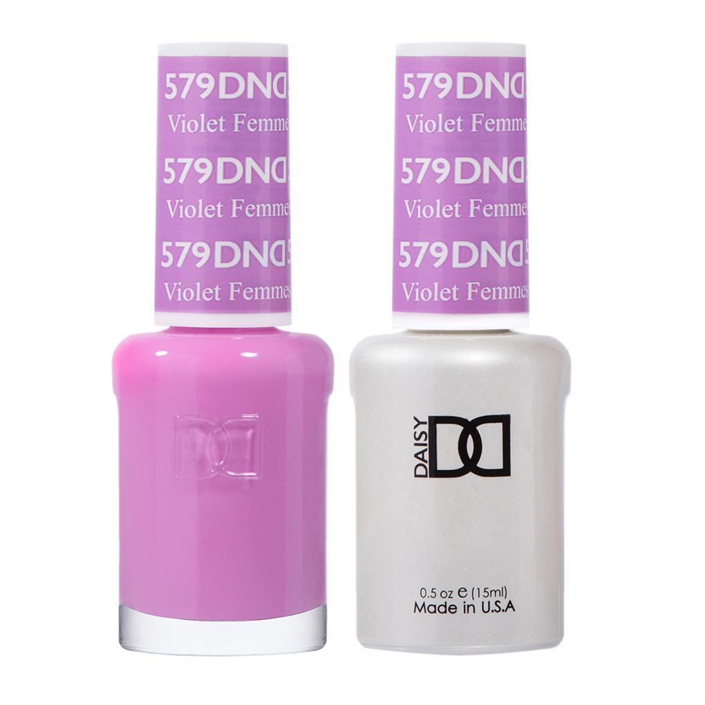 DND Gel Nail Polish Duo - 579 Purple Colors - Violet Femmes