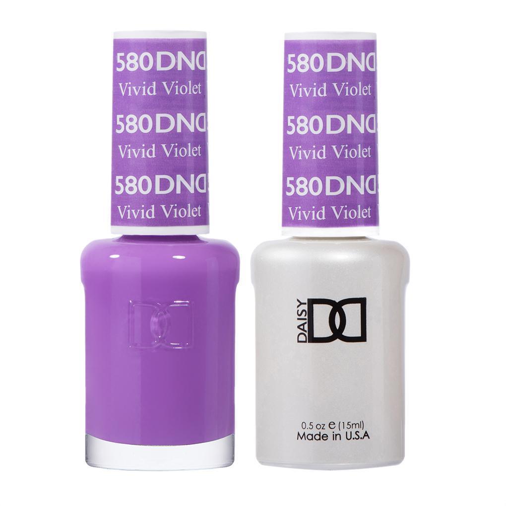 DND Gel Nail Polish Duo - 580 Purple Colors - Vivid Violet