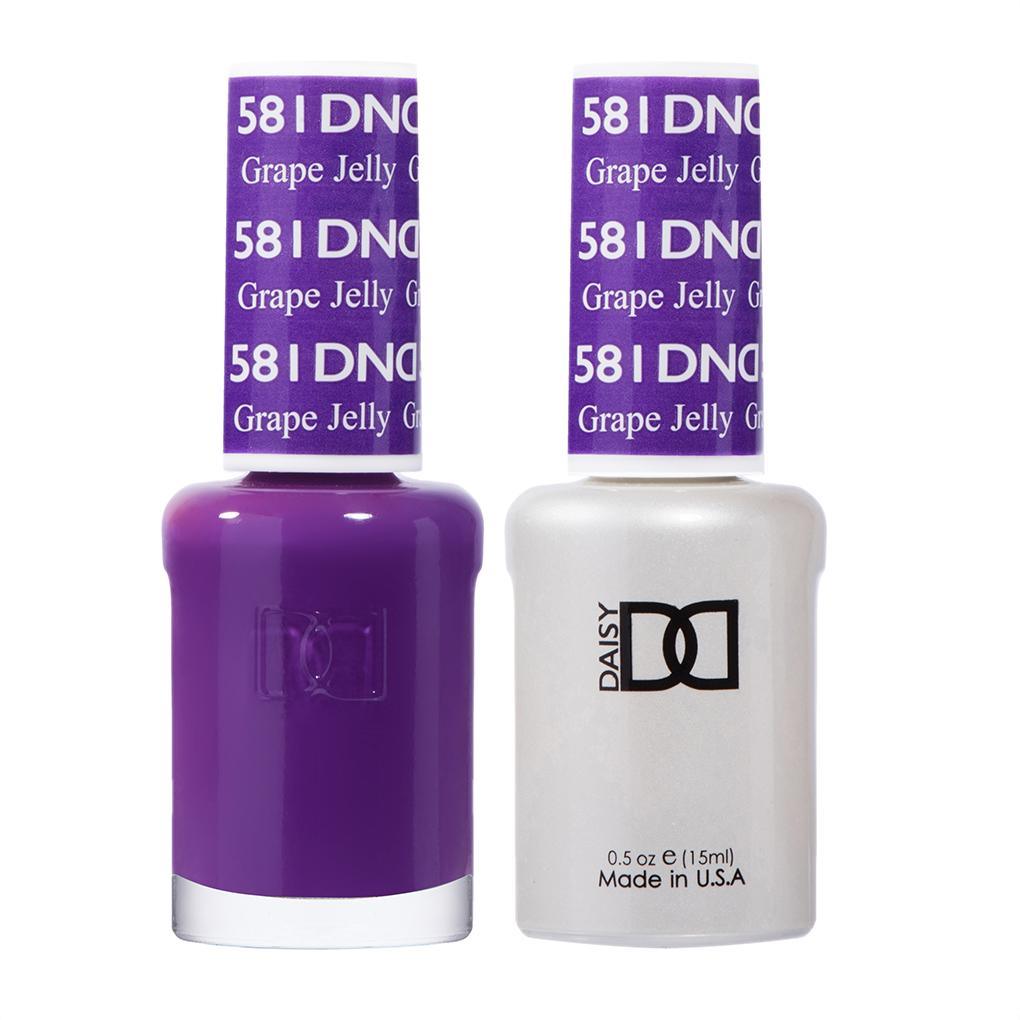 DND Gel Nail Polish Duo - 581 Purple Colors - Grape Jelly