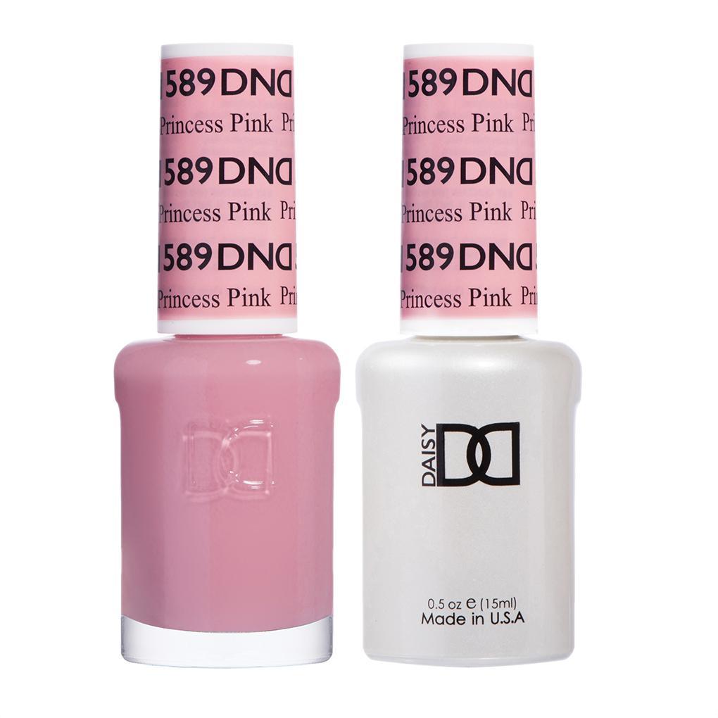 DND Gel Nail Polish Duo - 589 Pink Colors - Princess Pink