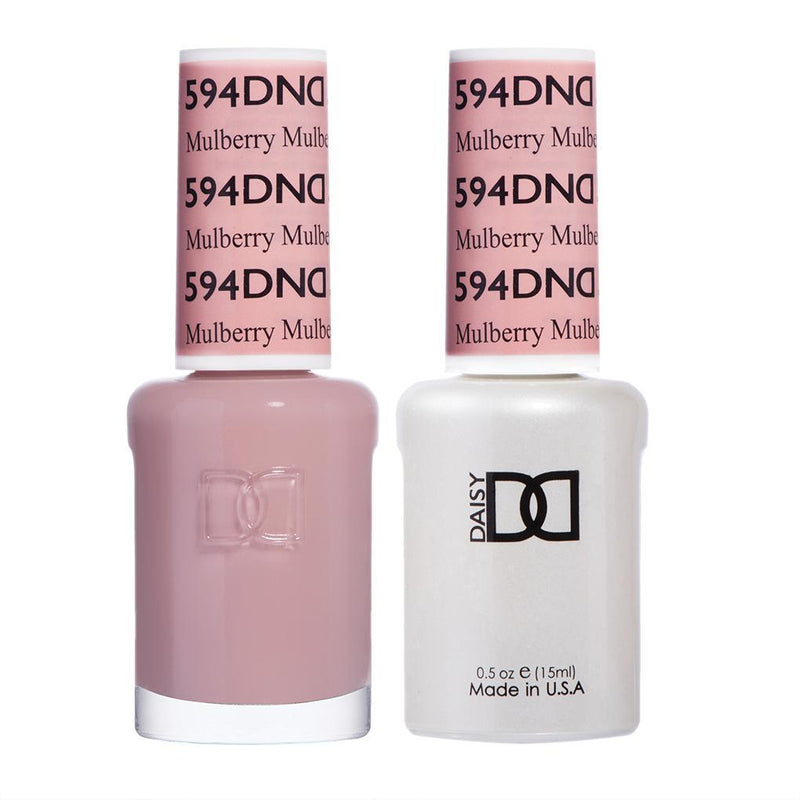 DND Gel Nail Polish Duo - 594 Beige Colors - Mulberry