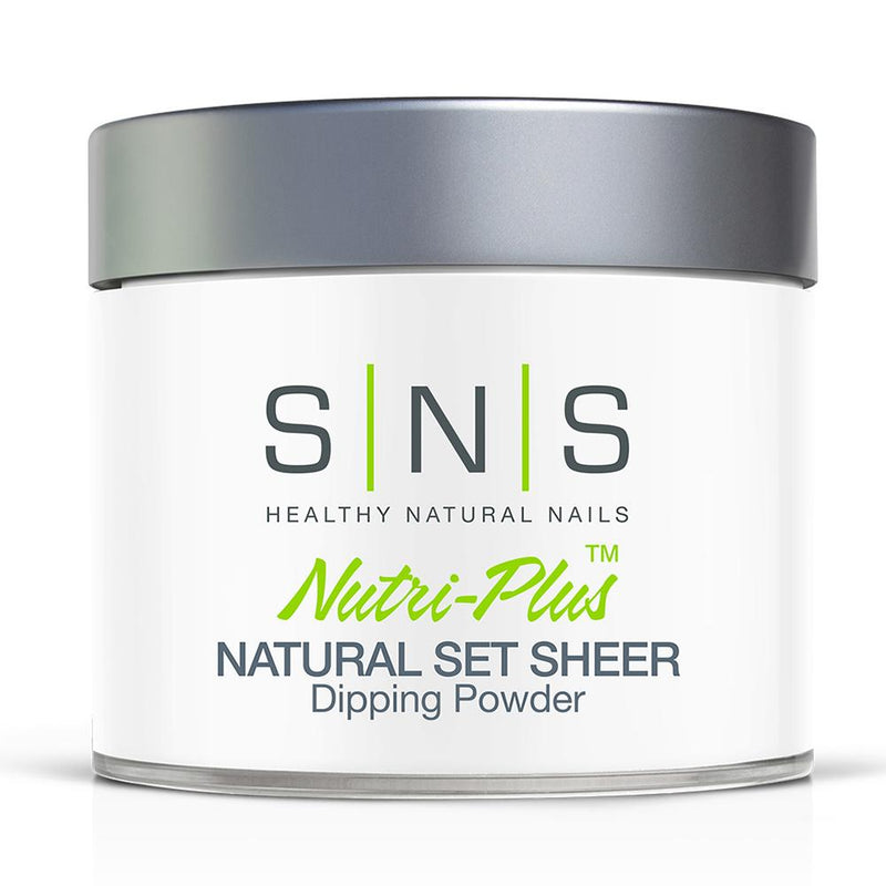 SNS Natural Set Sheer Dipping Powder Pink & White - 4 oz