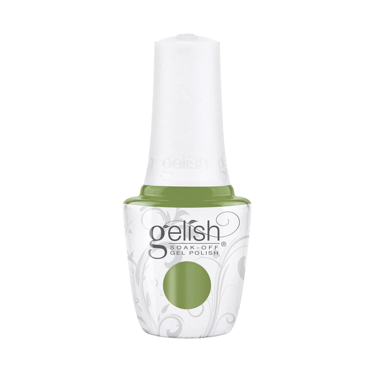 Gelish Nail Colours - Green Gelish Nails - 483 Leaf It All Behind - 1110483