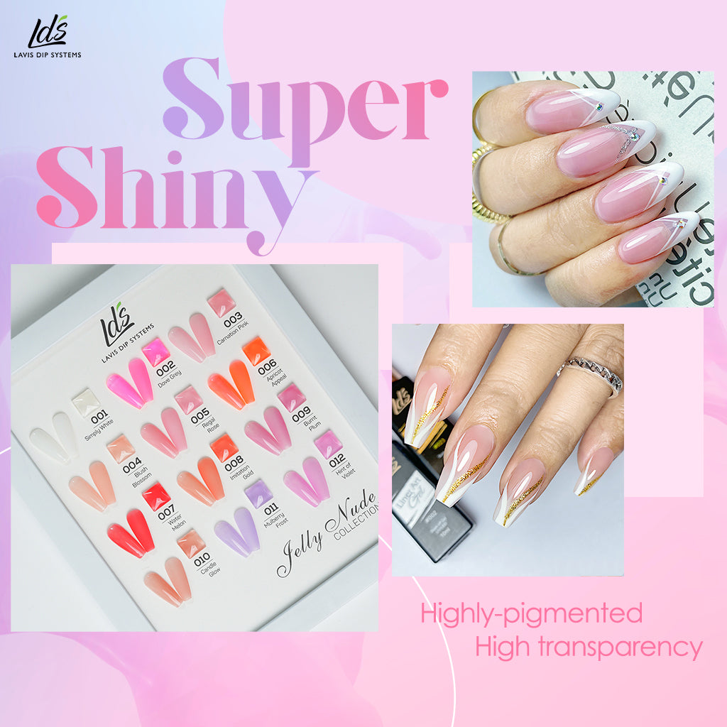 Jelly Gel Polish Colors - LDS 06 Apricot Appeal - Nude Collection