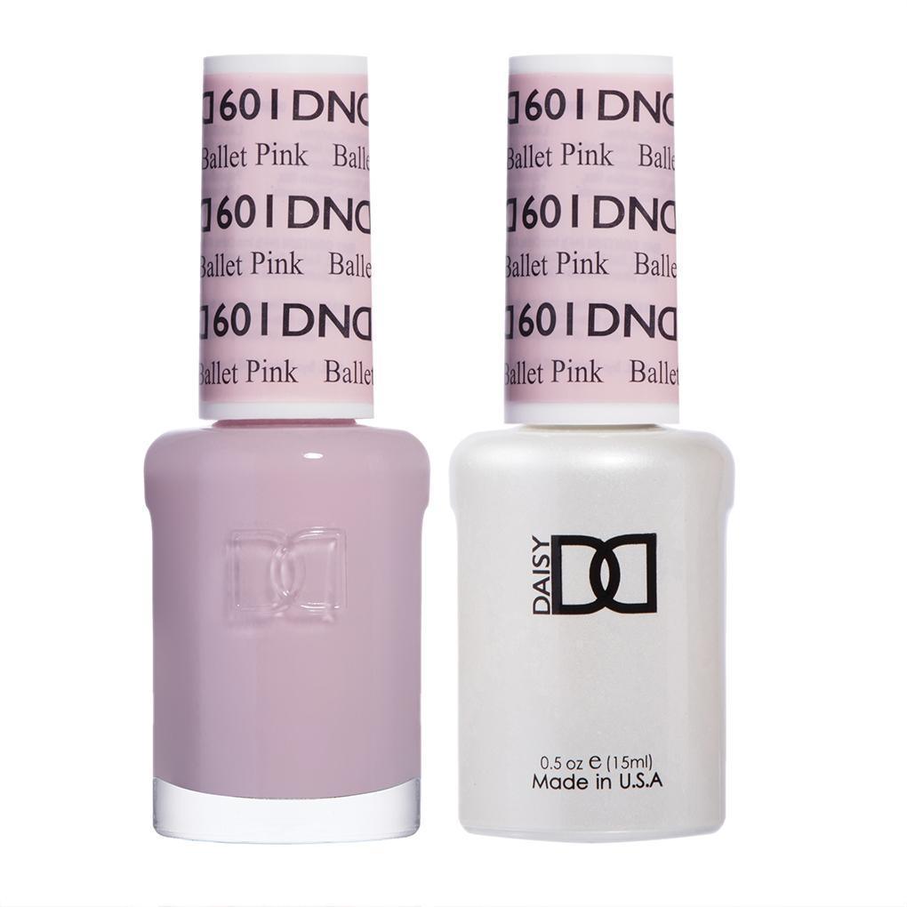 DND Gel Nail Polish Duo - 601 Neutral Colors - Ballet Pink