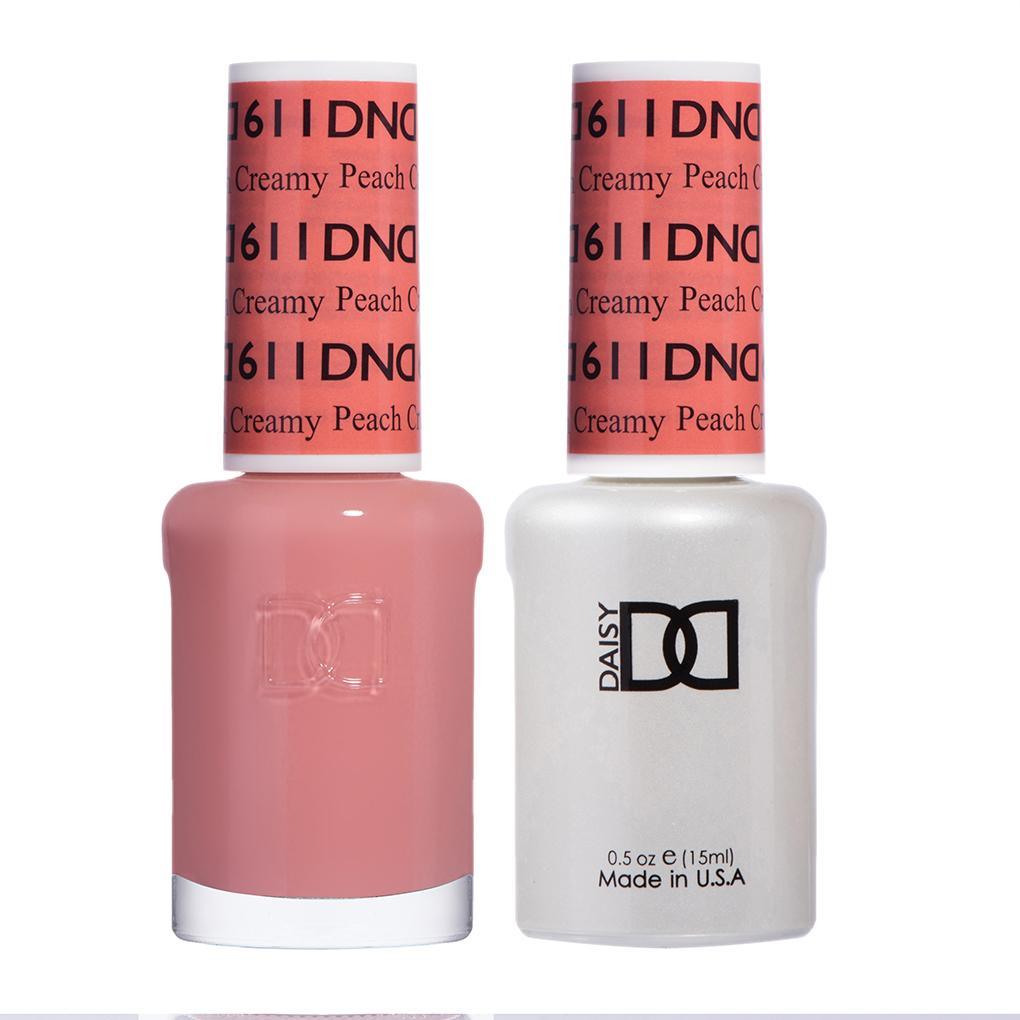 DND Gel Nail Polish Duo - 611 Beige Colors - Creamy Peach