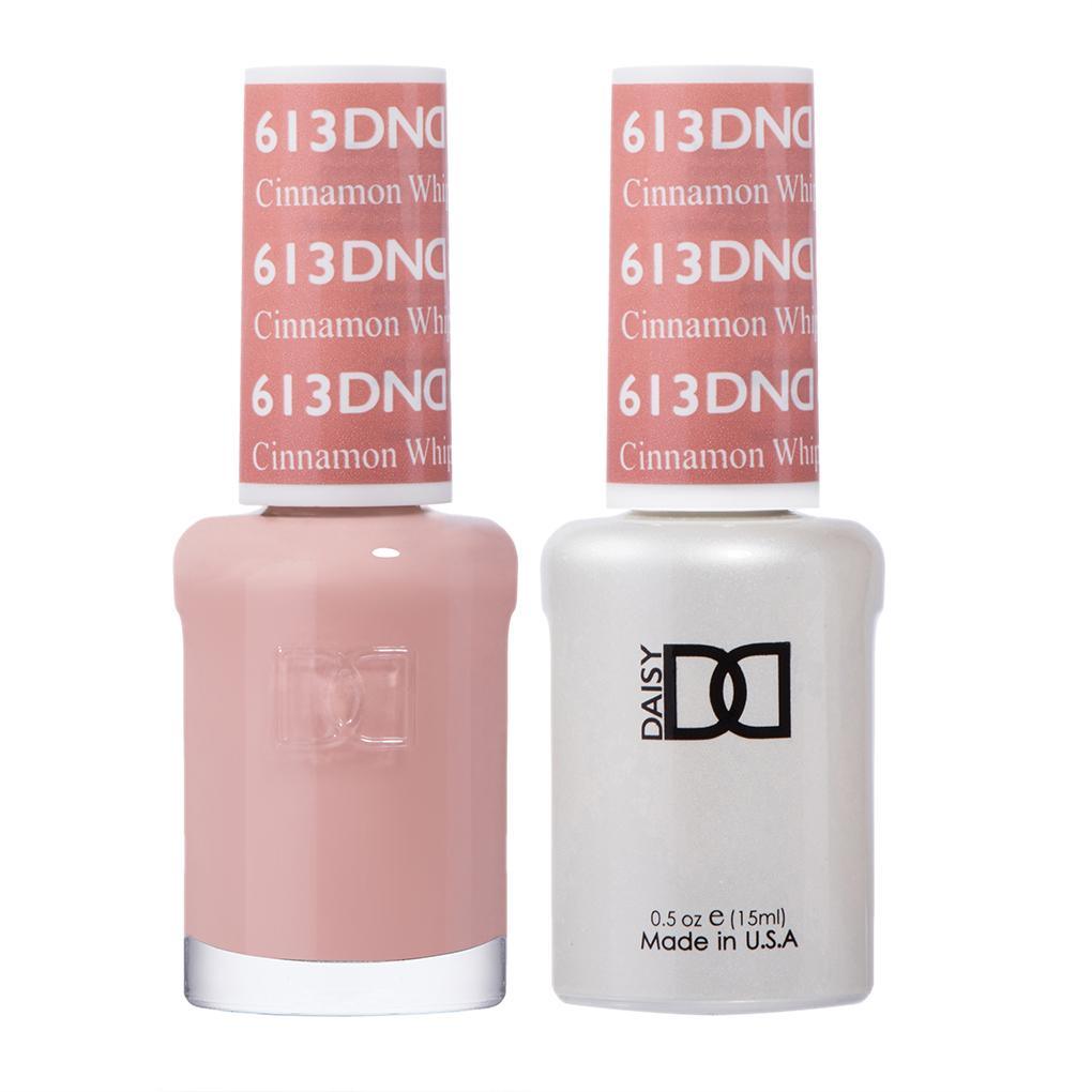 DND Gel Nail Polish Duo - 613 Beige Colors - Cinnamon Whip