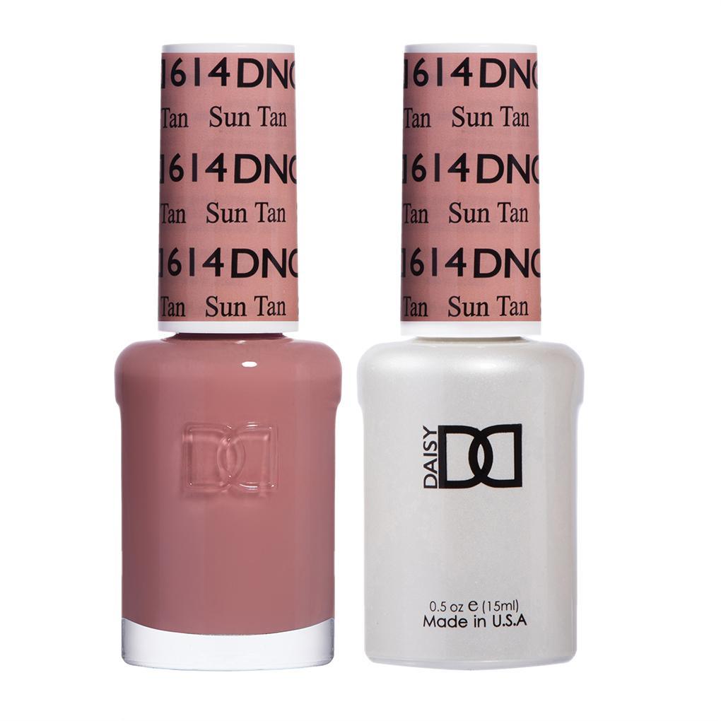 DND Gel Nail Polish Duo - 614 Beige Colors - Sun Tan