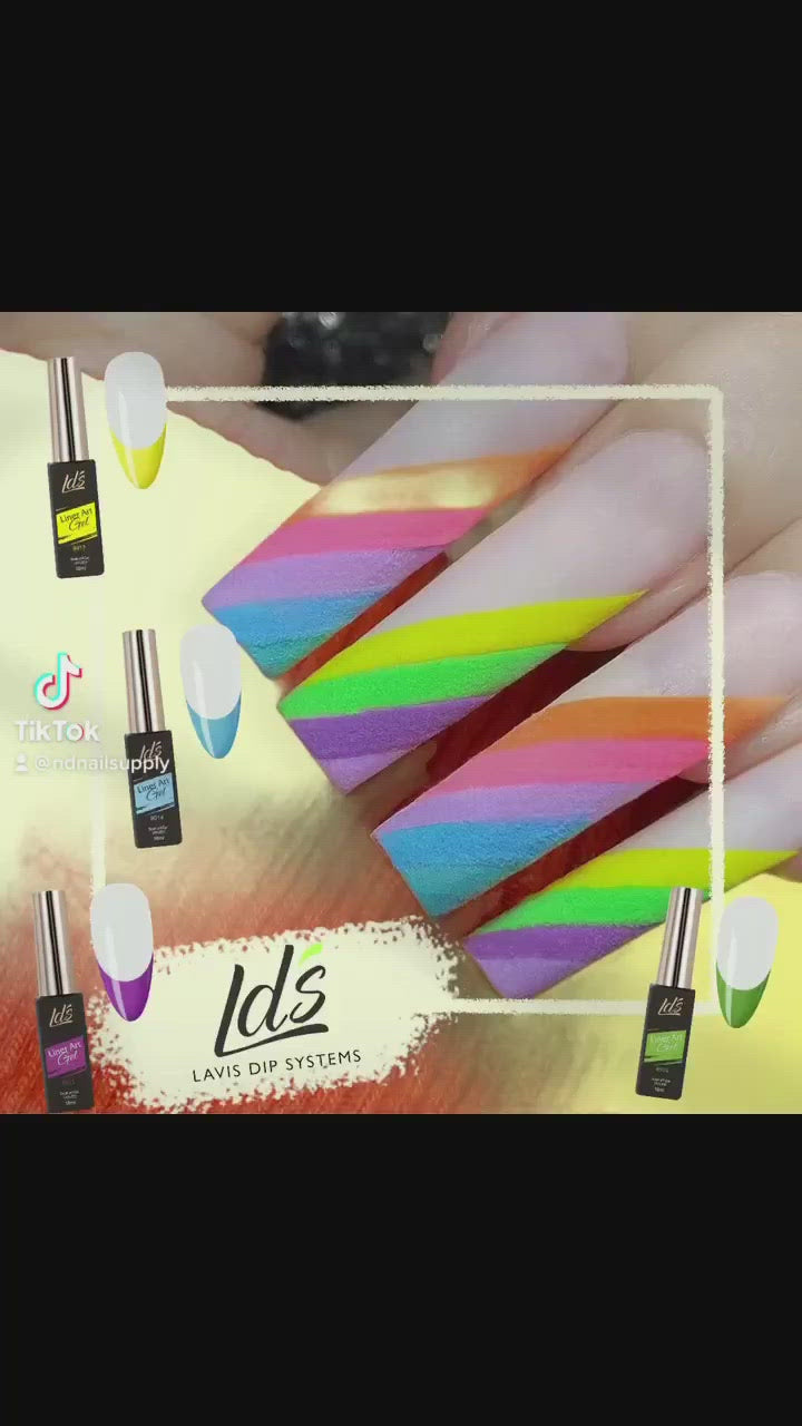 LDS - 19 - Line Art Gel Nails Polish Nail Art