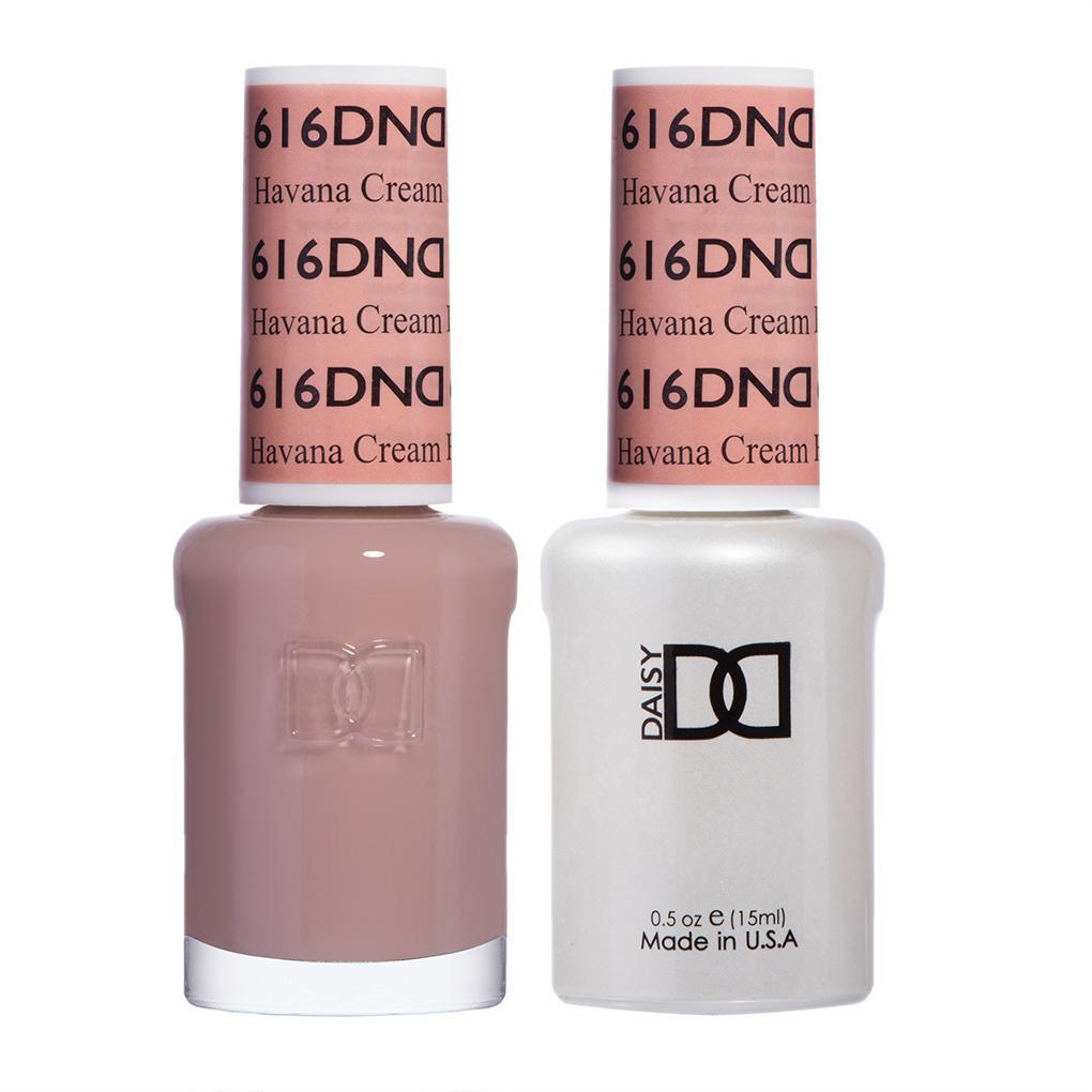 DND Gel Nail Polish Duo - 616 Beige Colors - Havana Cream