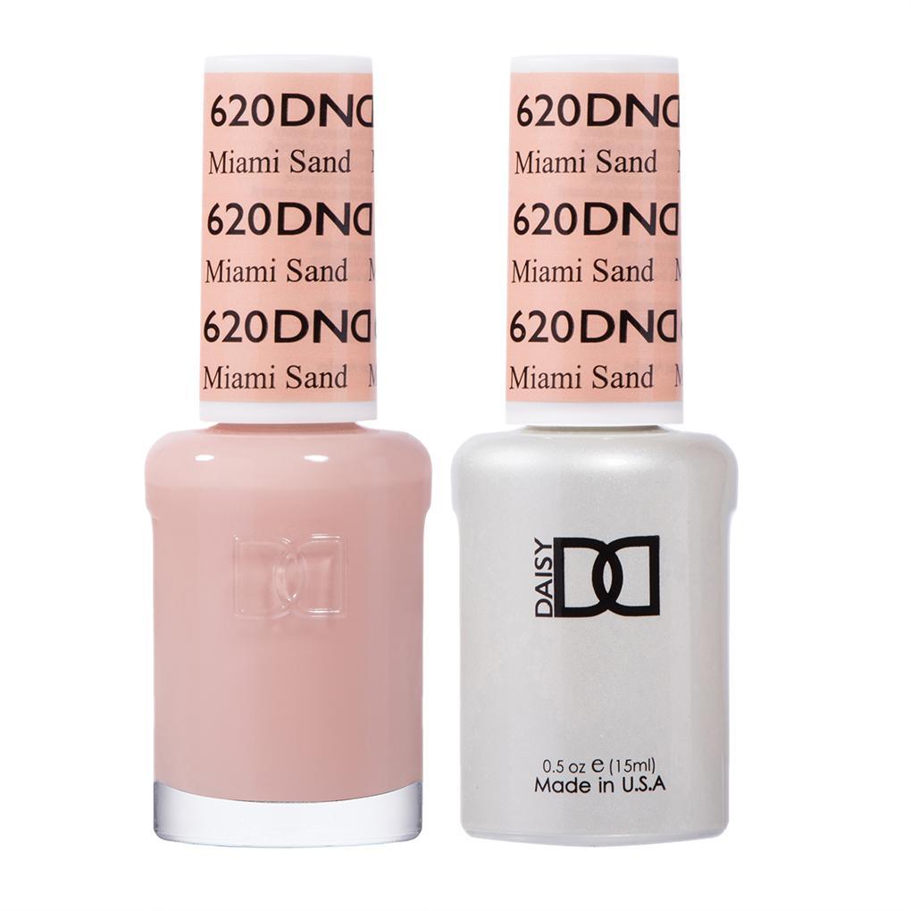DND Gel Nail Polish Duo - 620 Beige Colors - Miami Sand