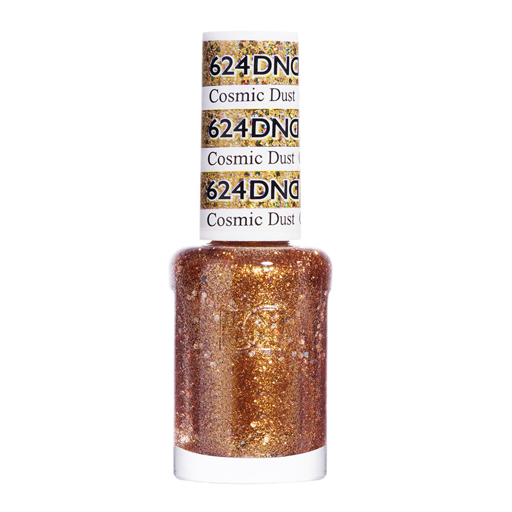 DND Nail Lacquer - 624 Gold Colors - Cosmic Dust