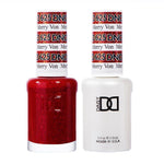 DND Gel Nail Polish Duo - 625 Red Colors - Merry Von