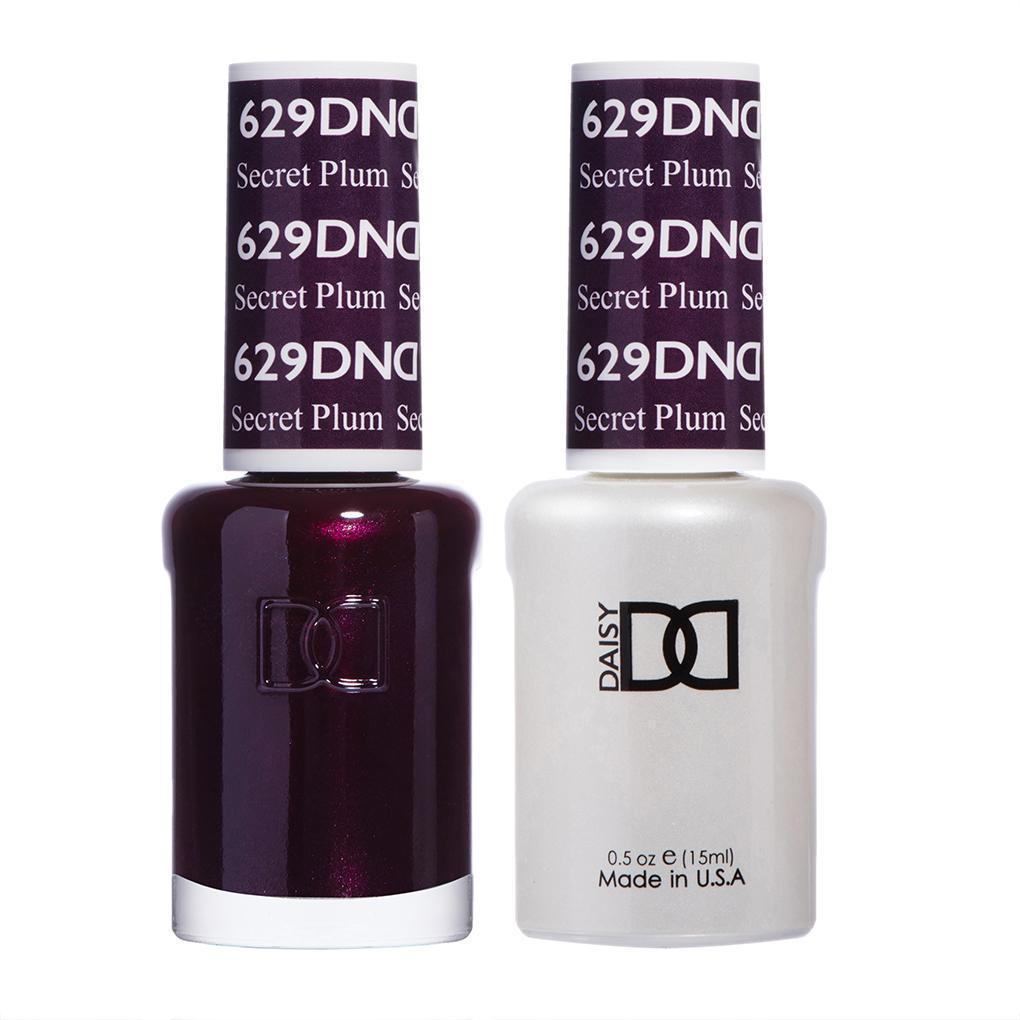 DND Gel Nail Polish Duo - 629 Purple Colors - Secret Plum