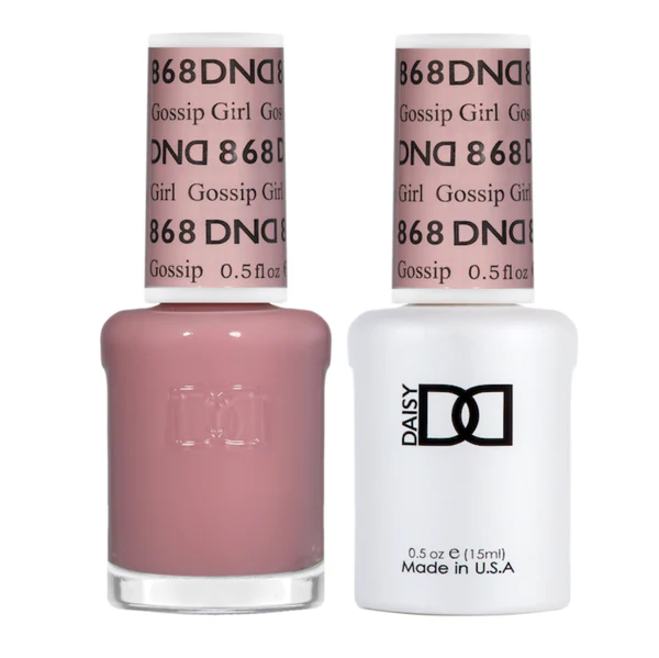 DND Gel Nail Polish Duo - 868 Gossip Girl - DND Sheer Collection