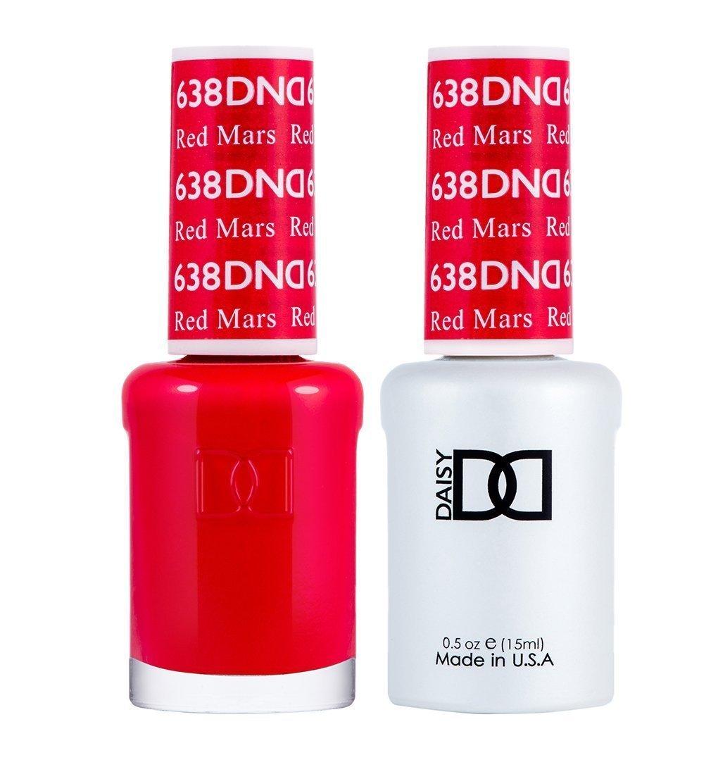 DND Gel Nail Polish Duo - 638 Red Colors - Red Mars