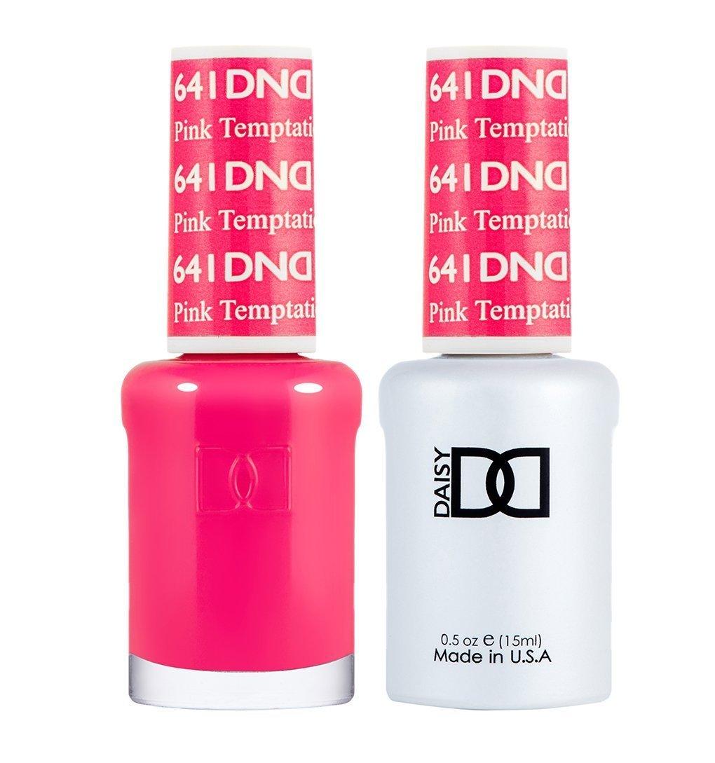 DND Gel Nail Polish Duo - 641 Pink Colors - Pink Temptation