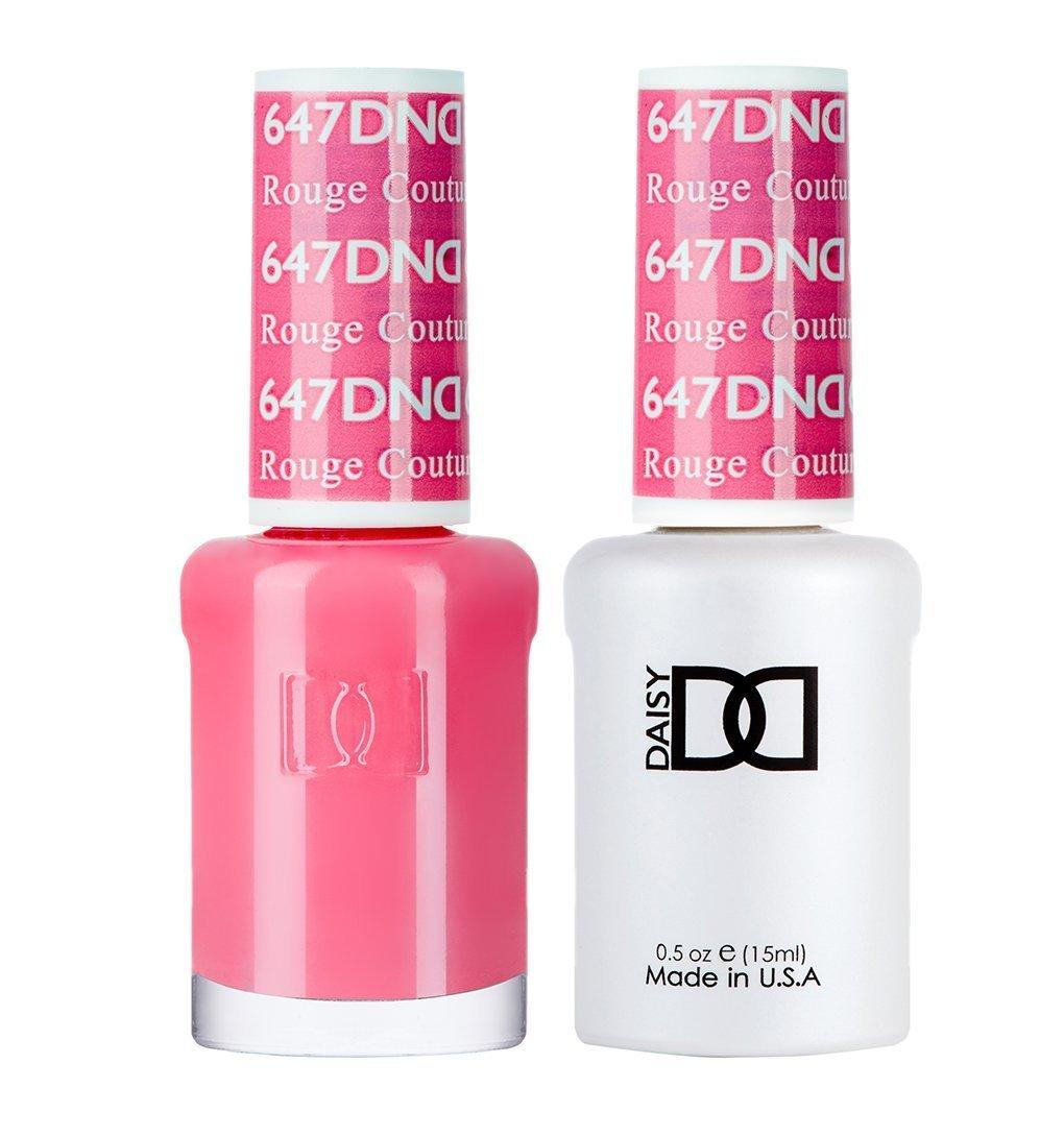 DND Gel Nail Polish Duo - 647 Pink Colors - Rouge Couture