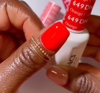 DND Gel Polish - 649 Orange Colors - Orange Creamsicle