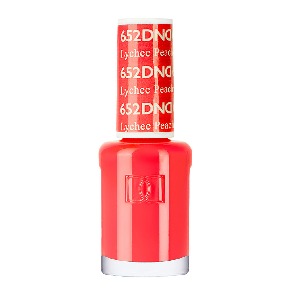 DND Nail Lacquer - 652 Coral Colors - Lychee Peachy