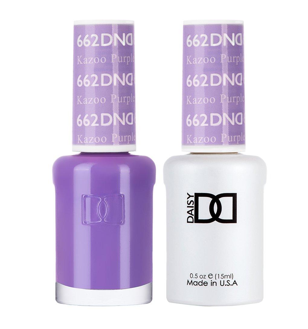 DND Gel Nail Polish Duo - 662 Purple Colors - Kazoo Purple