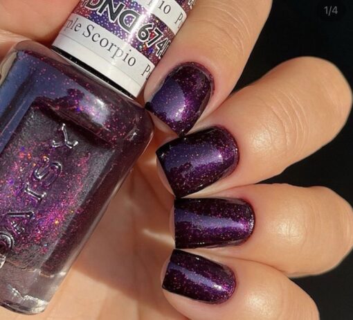 DND Gel Polish - 674 Purple Colors - Purple Scorpio