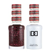 DND Gel Nail Polish Duo - 675 Red Colors - Red Eyeshadow