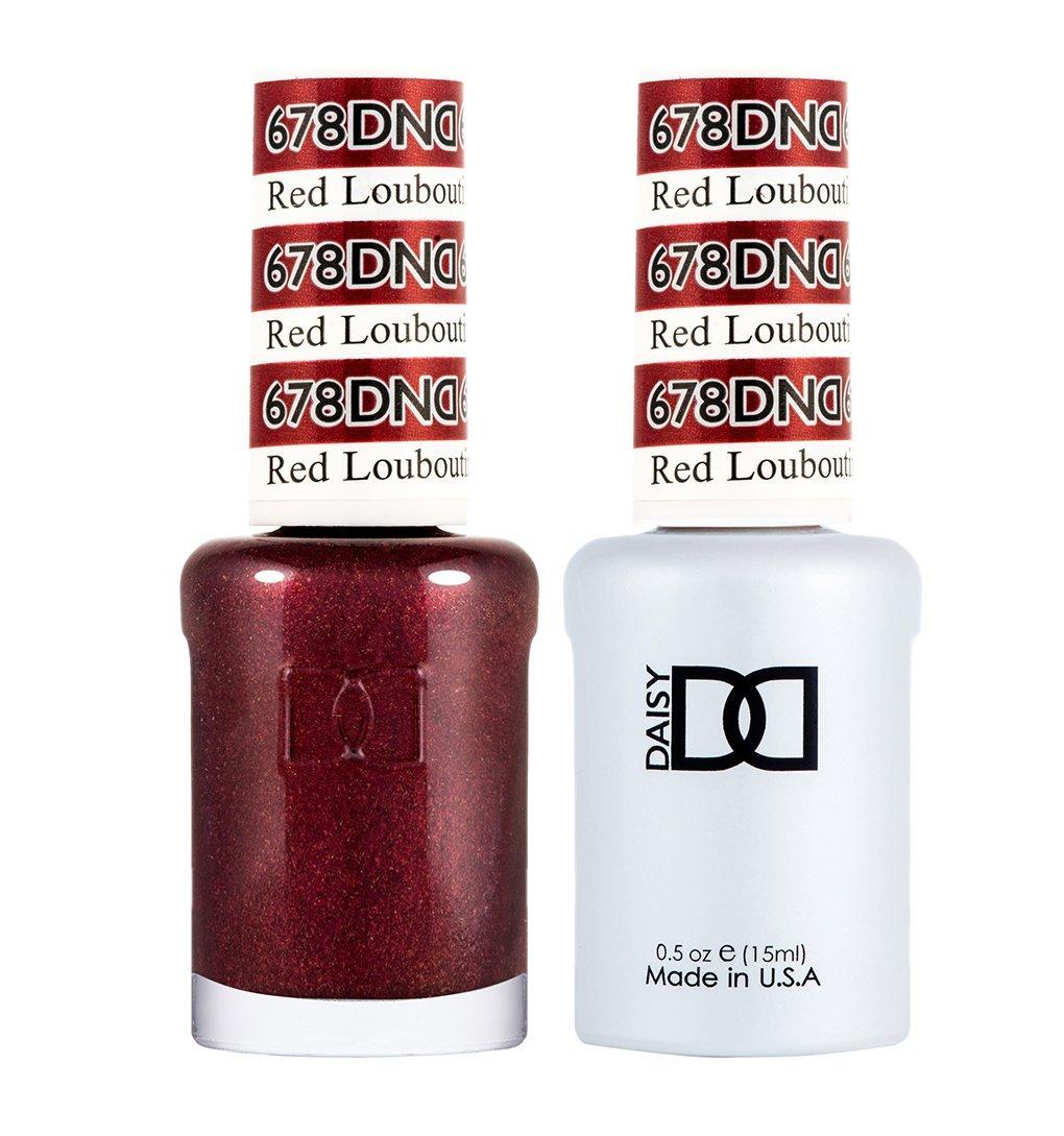 DND Gel Nail Polish Duo - 678 Red Colors - Red Louboutin