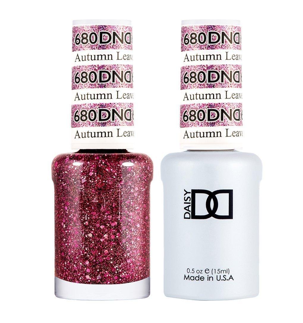 DND Gel Nail Polish Duo - 680 Pink Colors - Autumn Leaves