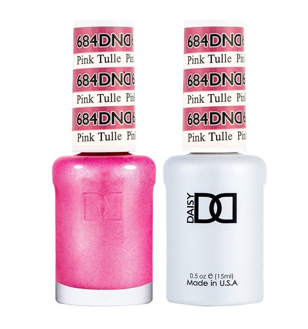 DND Gel Nail Polish Duo - 684 Pink Colors - Pink Tulle