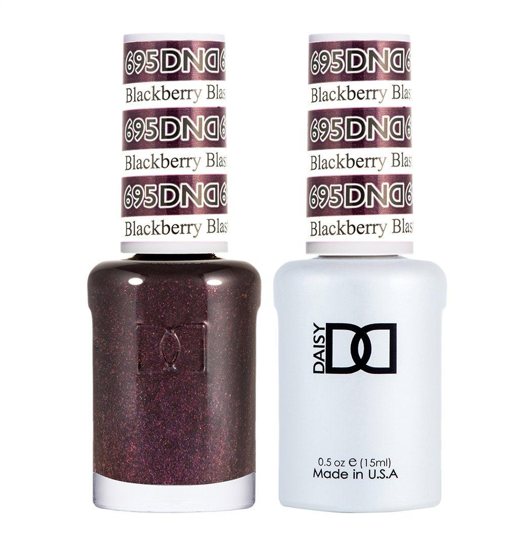 DND Gel Nail Polish Duo - 695 Purple Colors - Blackberry Blast