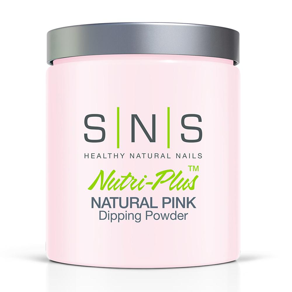 SNS Natural Pink Dipping Powder Pink & White - 16 oz