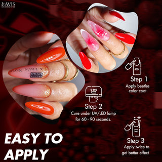 Lavis Gel Kiss Under Mistletoe Set G7 (9 colors) : 205, 206, 207, 208, 209, 210, 211, 212, 213