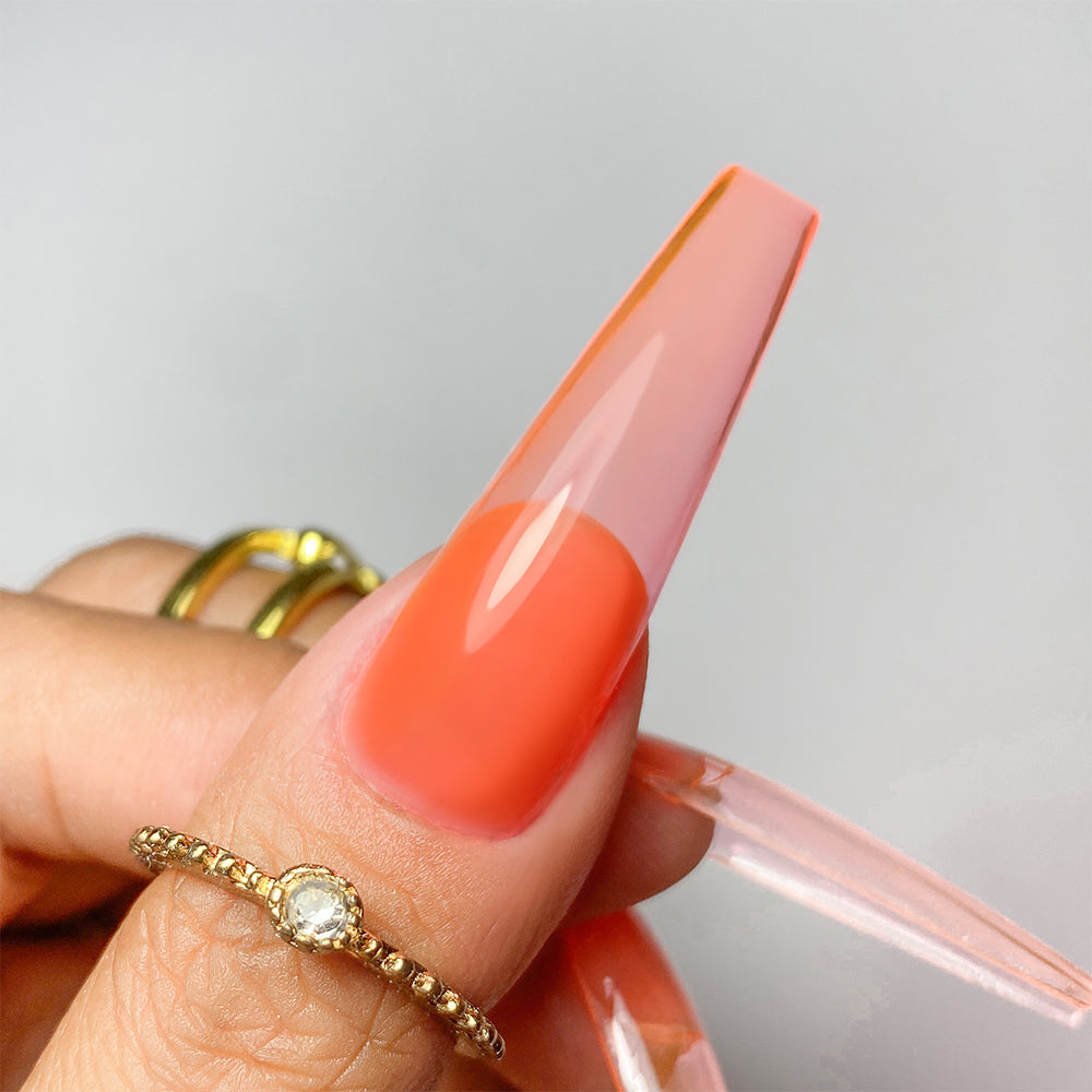 Jelly Gel Polish Colors - LDS 06 Apricot Appeal - Nude Collection