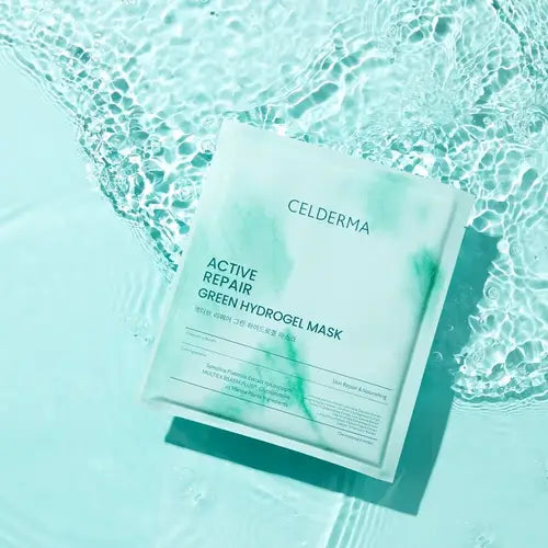 Celderma Active Repair Green Hydrogel Mask 30g x 20ea Anti-Aging K-Beauty