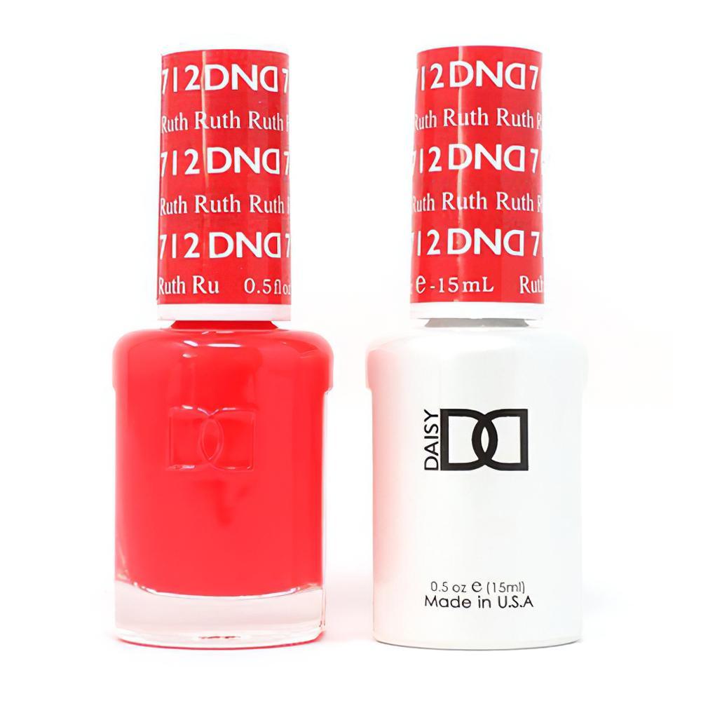 DND Gel Nail Polish Duo - 712 Red Colors - Ruth