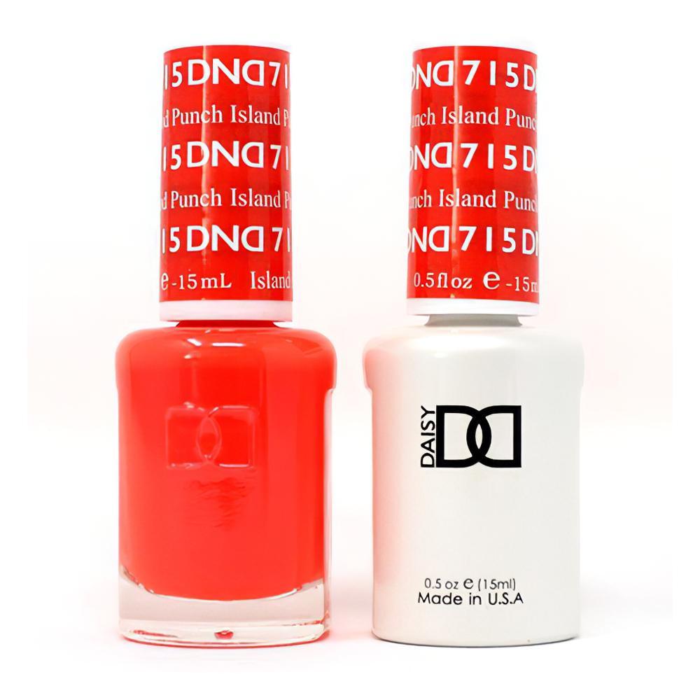 DND Gel Nail Polish Duo - 715 Orange Colors - Island Punch