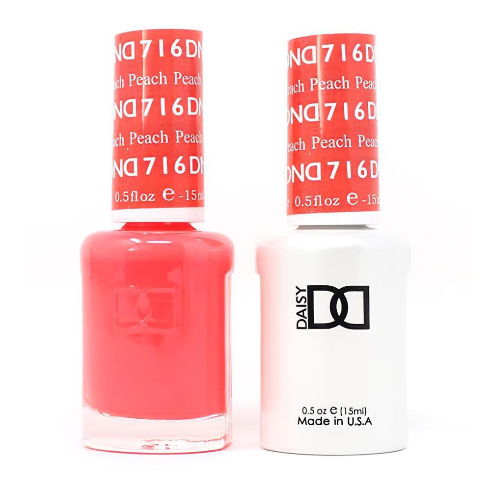 DND Gel Nail Polish Duo - 716 Coral Colors - Peach
