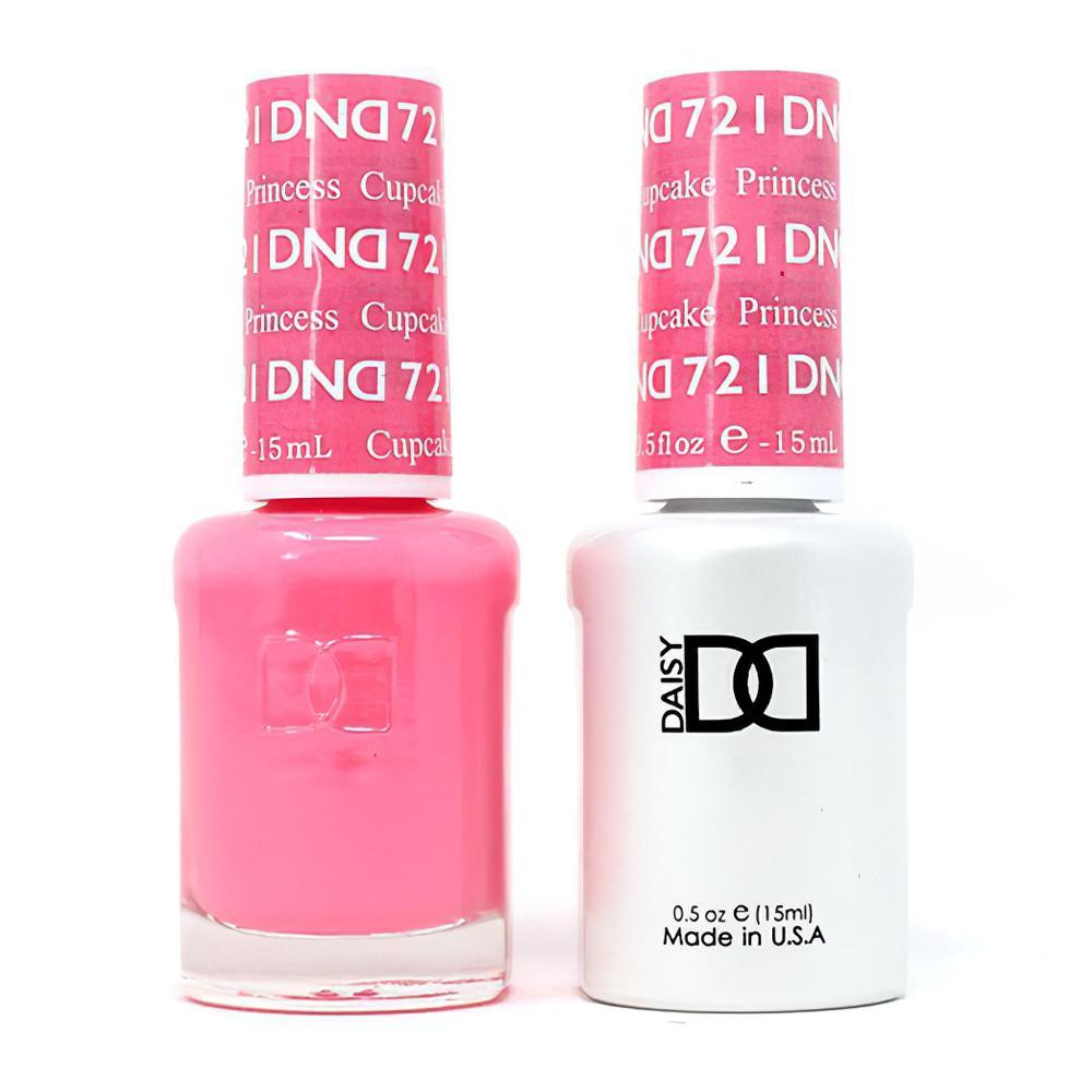 DND Gel Nail Polish Duo - 721 Pink Colors - Princess Cupcake