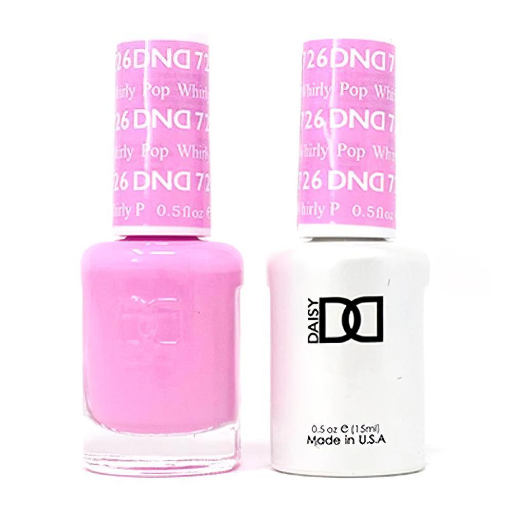 DND Gel Nail Polish Duo - 726 Purple Colors - Whirly Pop