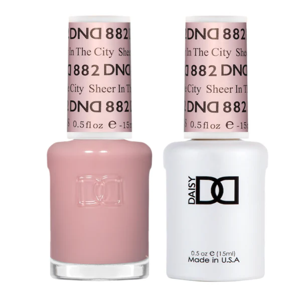 DND Gel Nail Polish Duo - 882 Sheer In The City - DND Sheer Collection