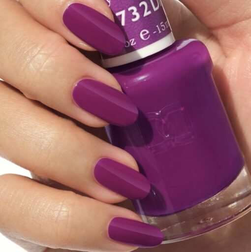 DND Nail Lacquer - 732 Purple Colors - Joy