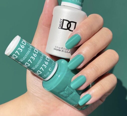 DND Nail Lacquer - 736 Green Colors - Watermelon