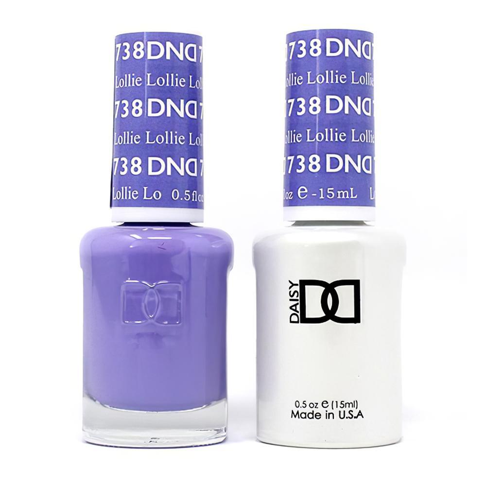 DND Gel Nail Polish Duo - 738 Purple Colors - Lollie