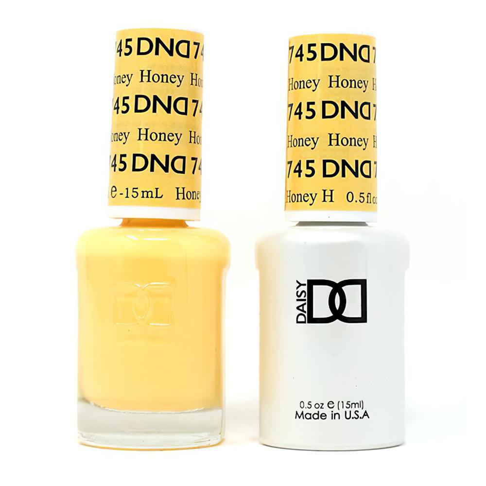 DND Gel Nail Polish Duo - 745 Yellow Colors - Honey